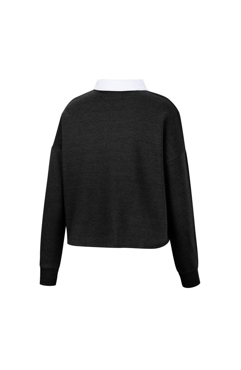 COLOSSEUM Women's Colosseum Black Iowa Hawkeyes I Love My Job Rugby Long Sleeve Shirt, Alternate, color, 