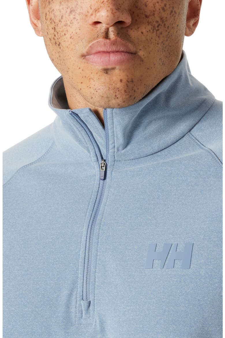 Tyri Half Zip Pullover, Alternate, color, 601 WASHED NAVY MELANGE