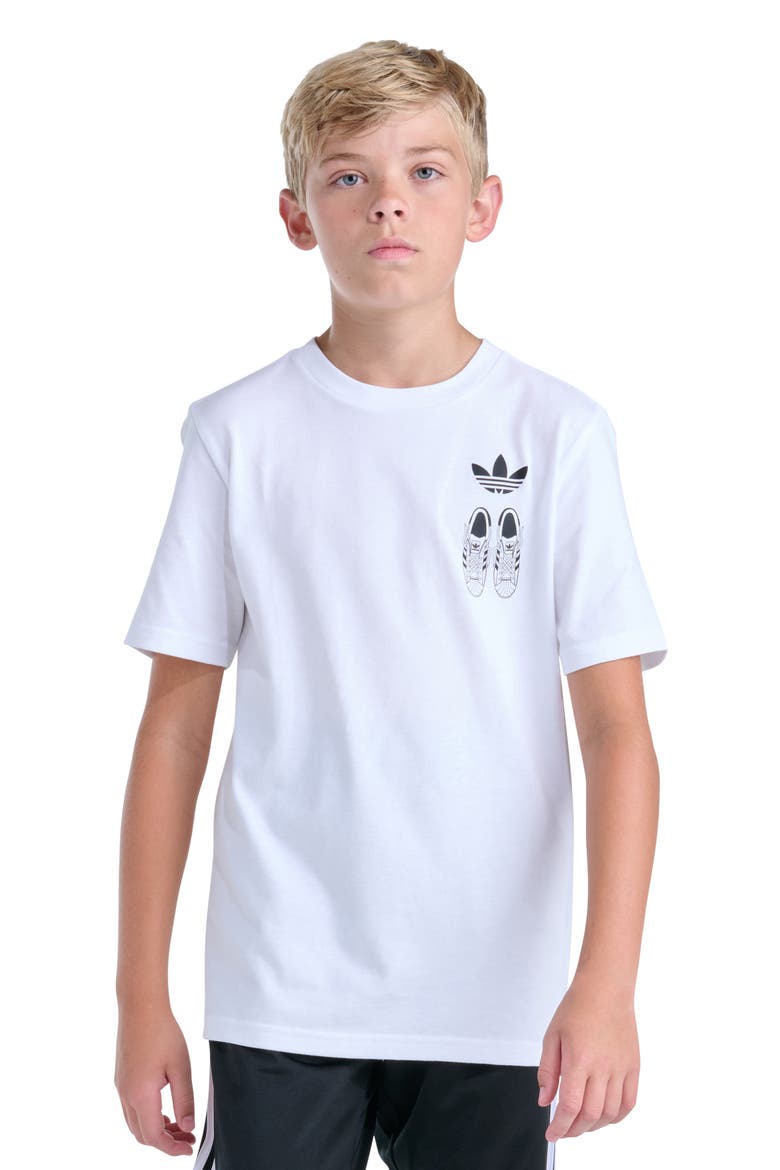 Kids' Lace 101 Graphic Cotton T-Shirt, Main, color, WHITE