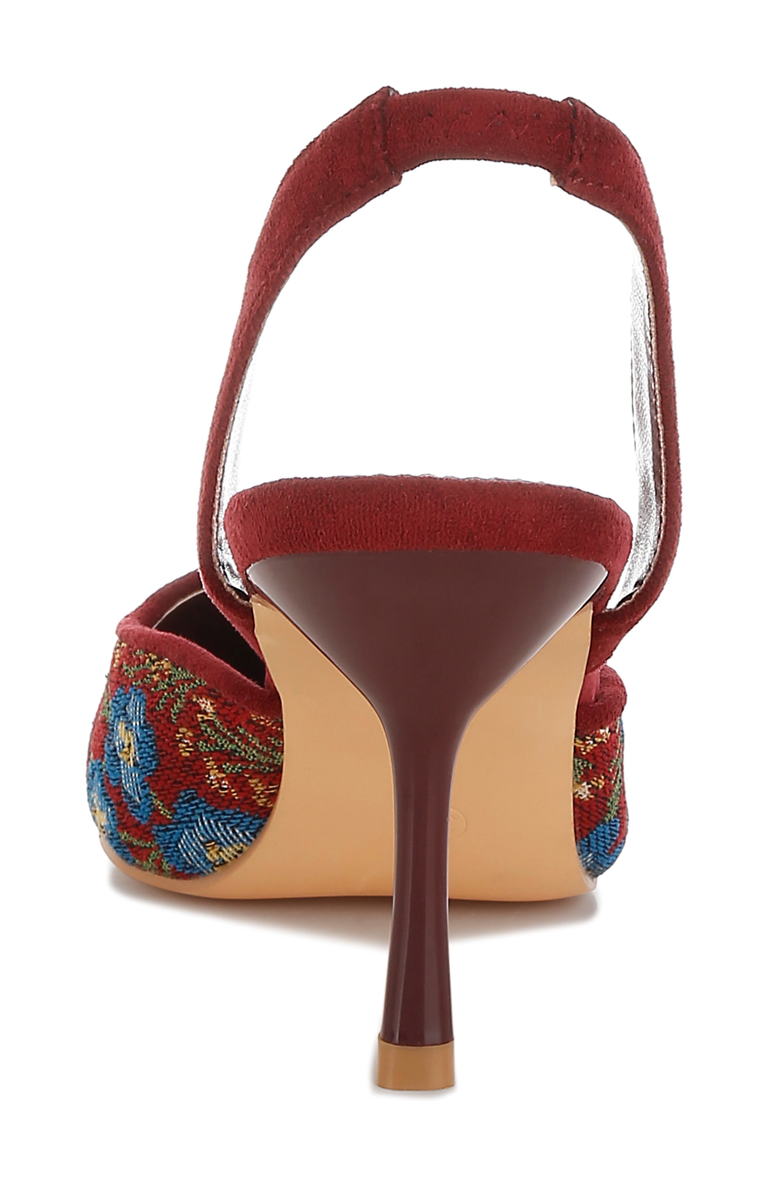 LONDON RAG Miraya Pointed Toe Pump, Alternate, color, Burgundy