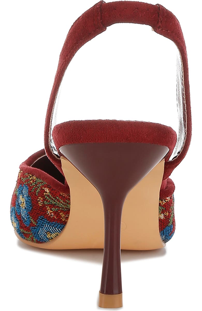 LONDON RAG Miraya Pointed Toe Pump, Alternate, color, Burgundy