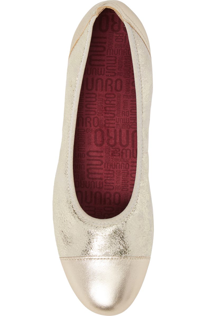 Munro Henlee Cap Toe Flat, Alternate, color,