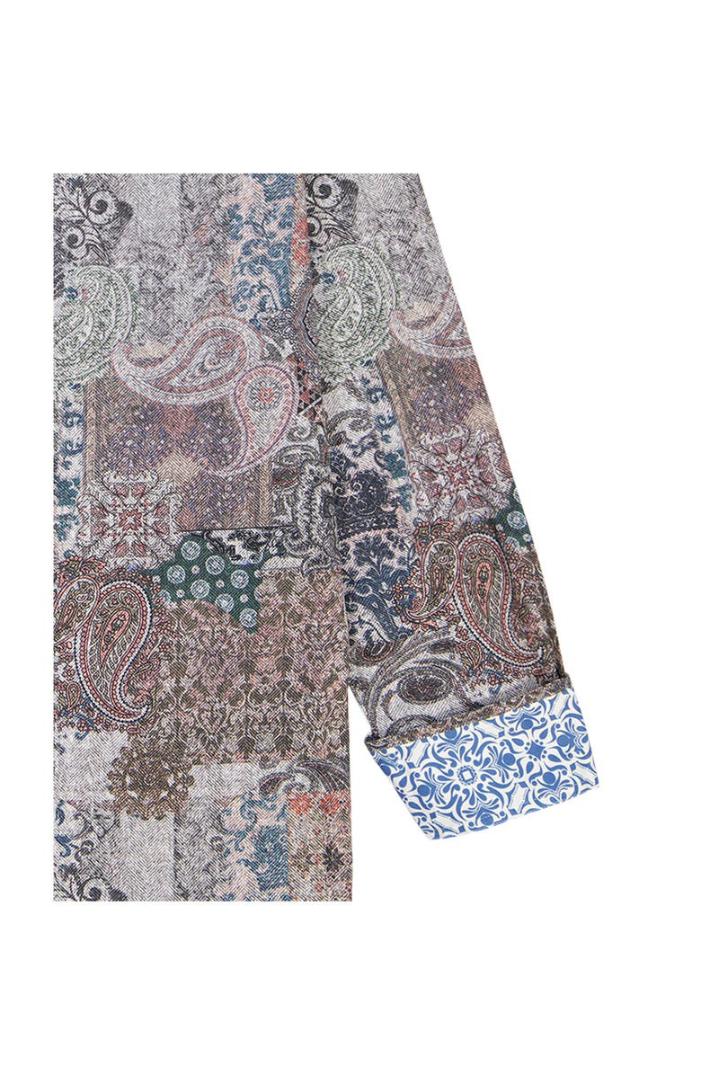 Robert Graham Remsen Paisley Stretch Cotton Button-Up Shirt, Alternate, color, 