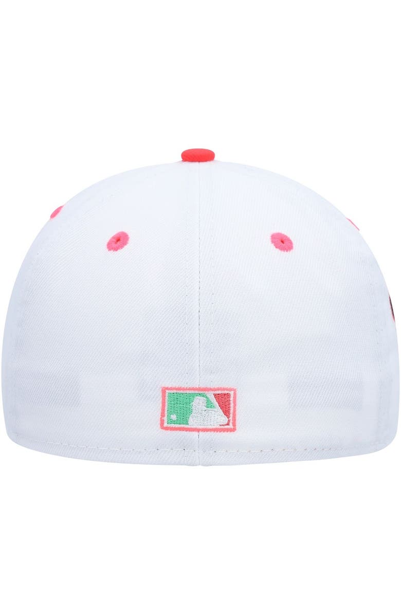New Era Men's New Era White/Green Arizona Diamondbacks Inaugural Season Watermelon Lolli 59FIFTY Fitted Hat, Alternate, color, 