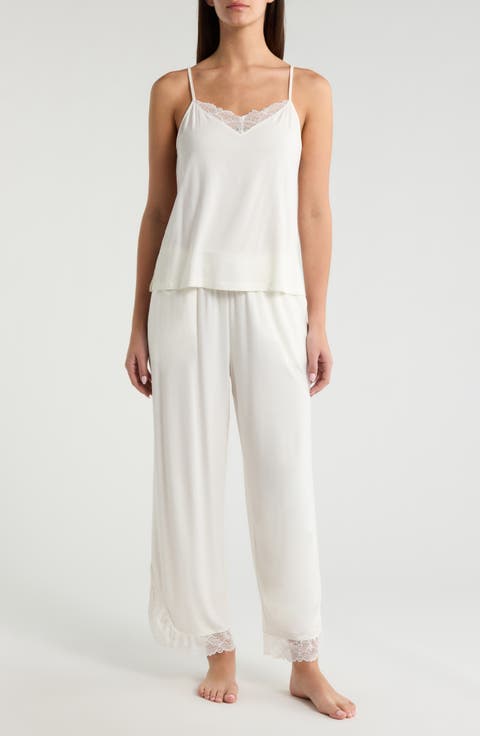 Moonlight Eco Lace Trim Pajamas
