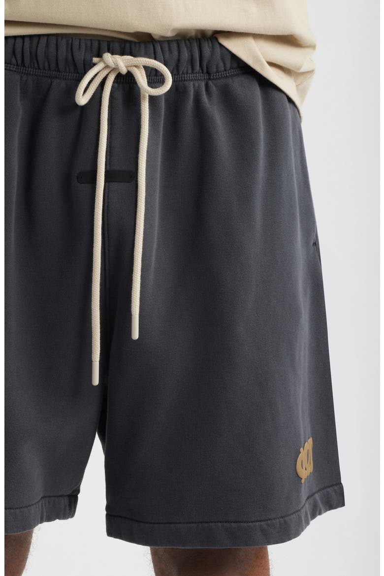 Classic Cotton Fleece Shorts, Alternate, color, WASHED IRON GREY