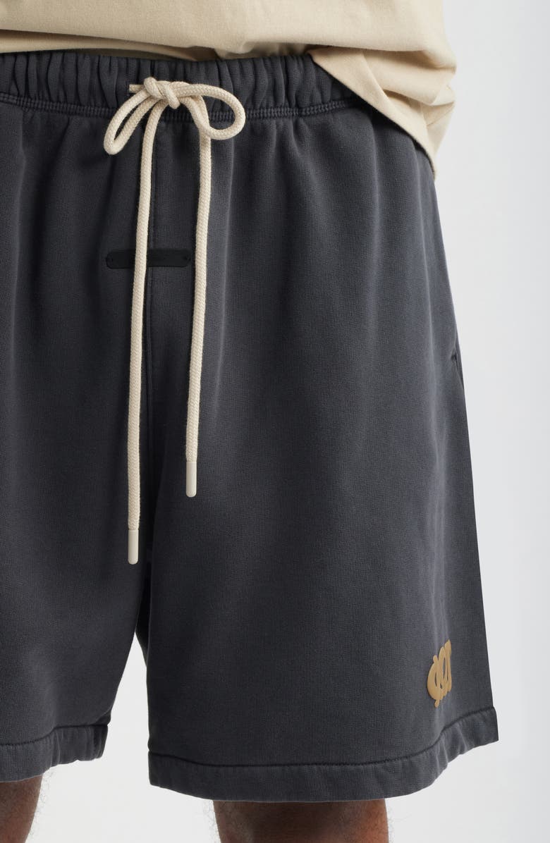Fear of God Essentials Classic Cotton Fleece Shorts, Alternate, color, Washed Iron Grey