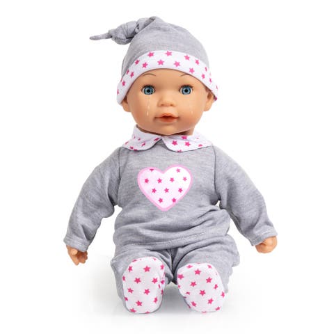 15 Inch Interactive Tears Baby, Hearts