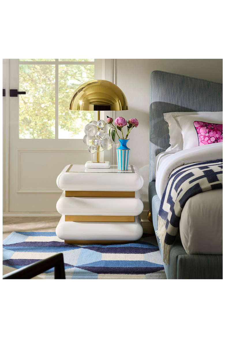Portofino Cuff Vase, Alternate, color, Blue / White Striped