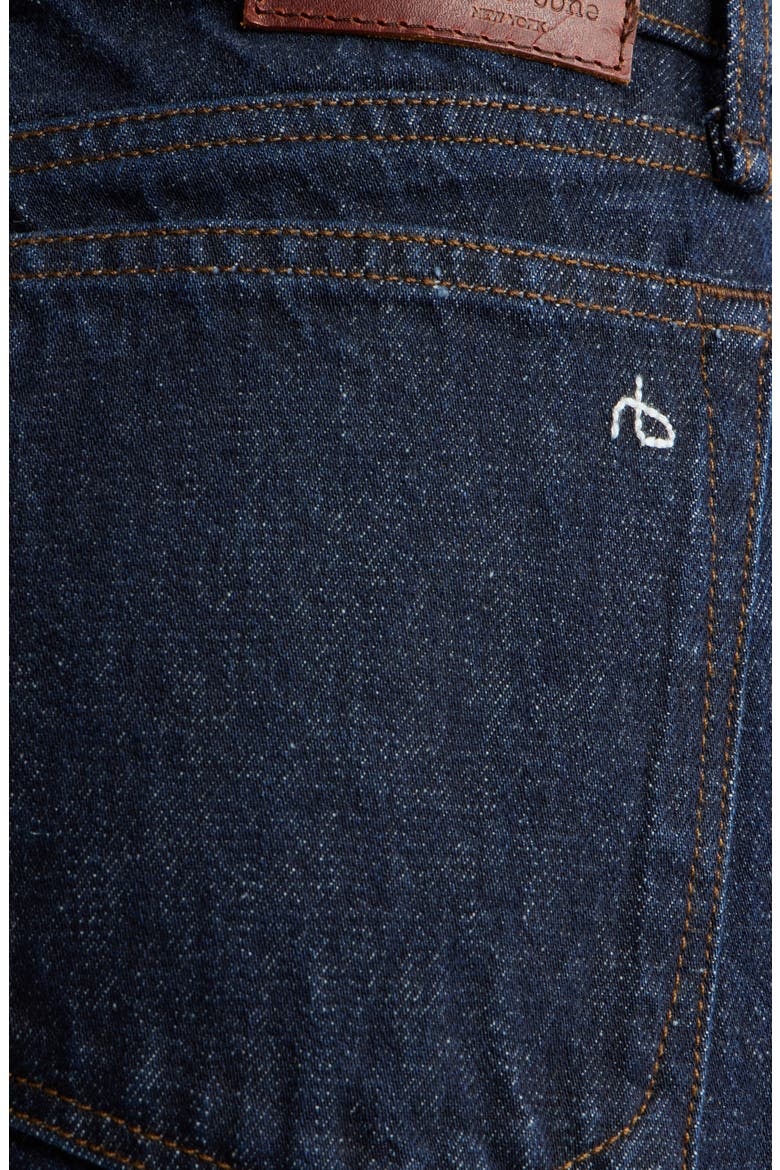 Josie Low Rise Relaxed Flare Jeans, Alternate, color, DARK RINSE