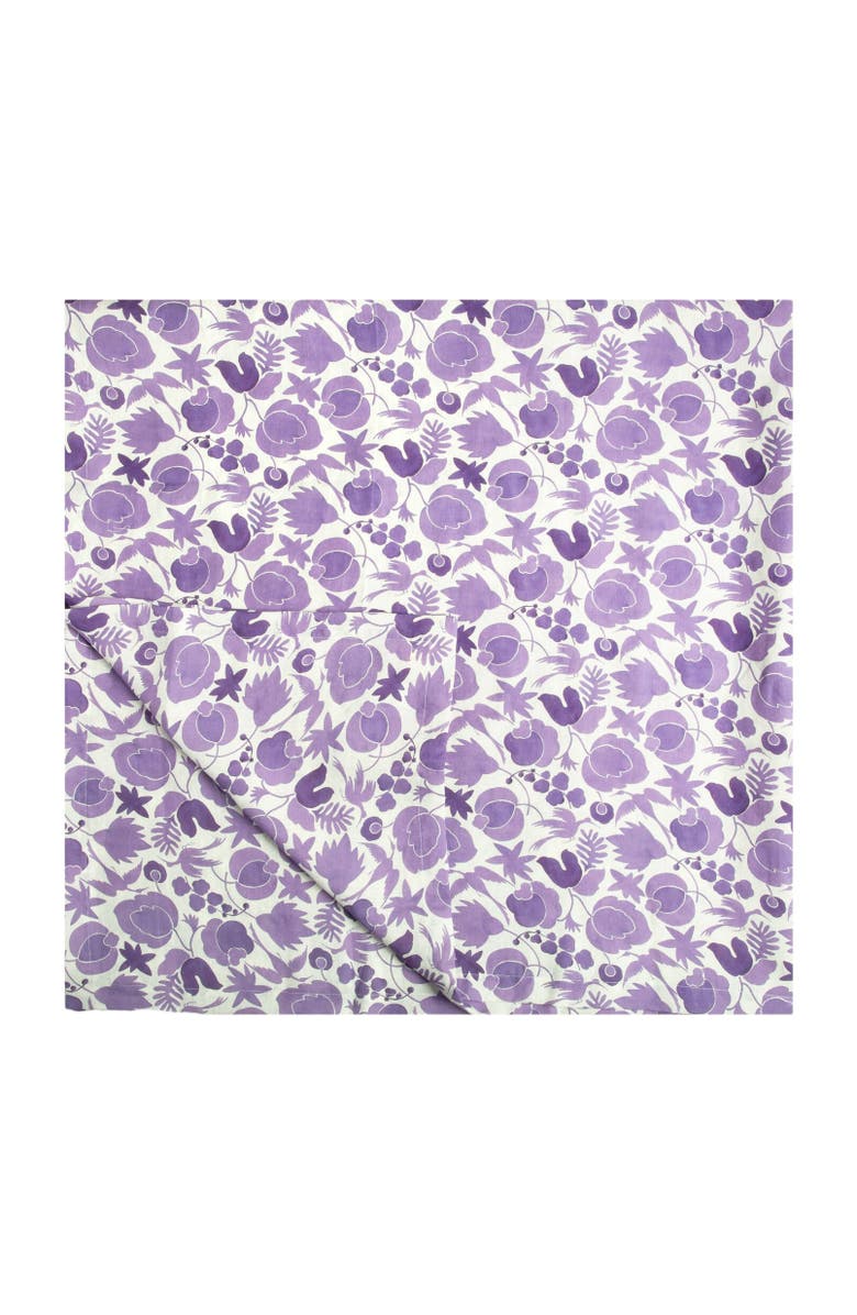 La DoubleJ Medium Tablecloth (180X280) Wildbird Viola Purple, Main, color, Wildbird Viola Purple