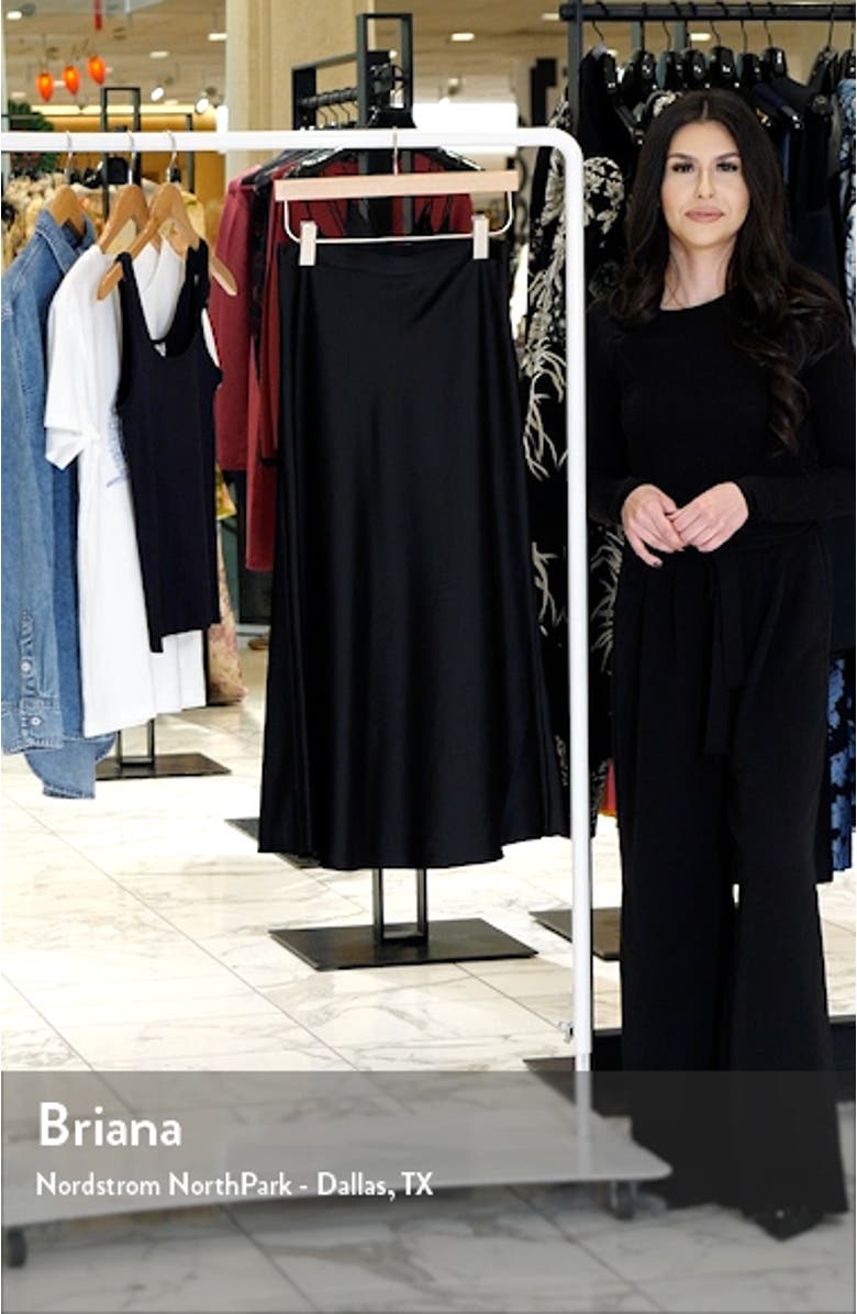 Vinarea Satin Midi Skirt, sales video thumbnail