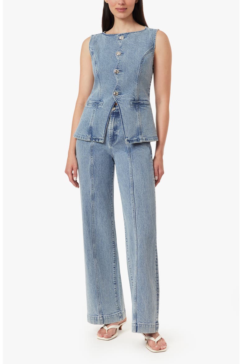 Denim Vest, Alternate, color, PALOMA