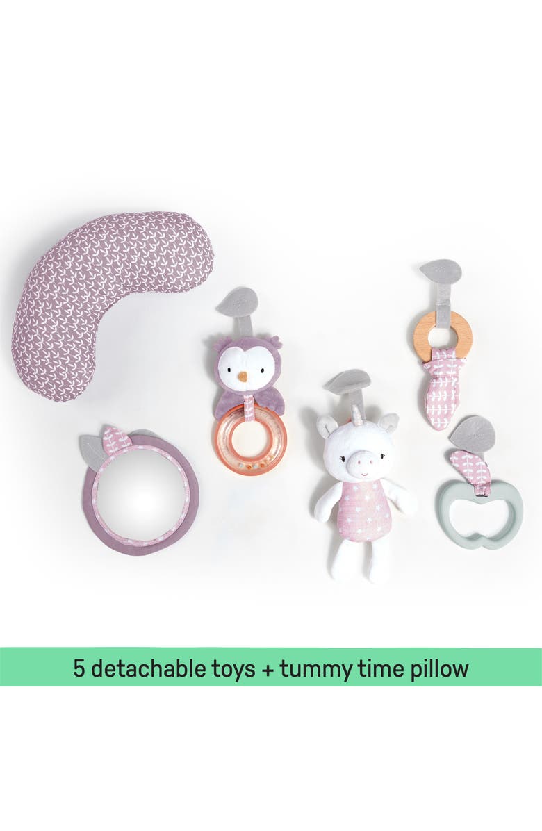 INGENUITY Cozy Spot Duvet Activity Gym with Self-Storage, Alternate, color, Pink