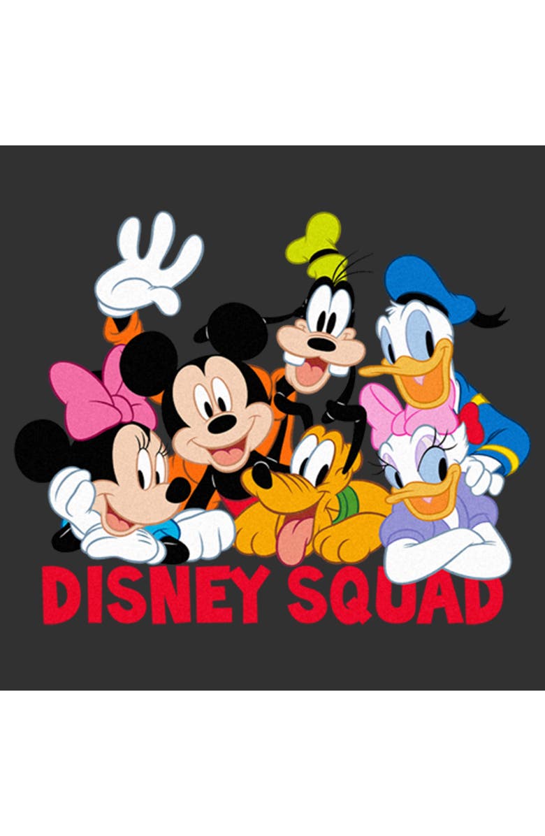 Mickey & Friends Men's Mickey & Friends Disney Squad Group Shot  Graphic T-Shirt, Alternate, color, Charcoal Heather