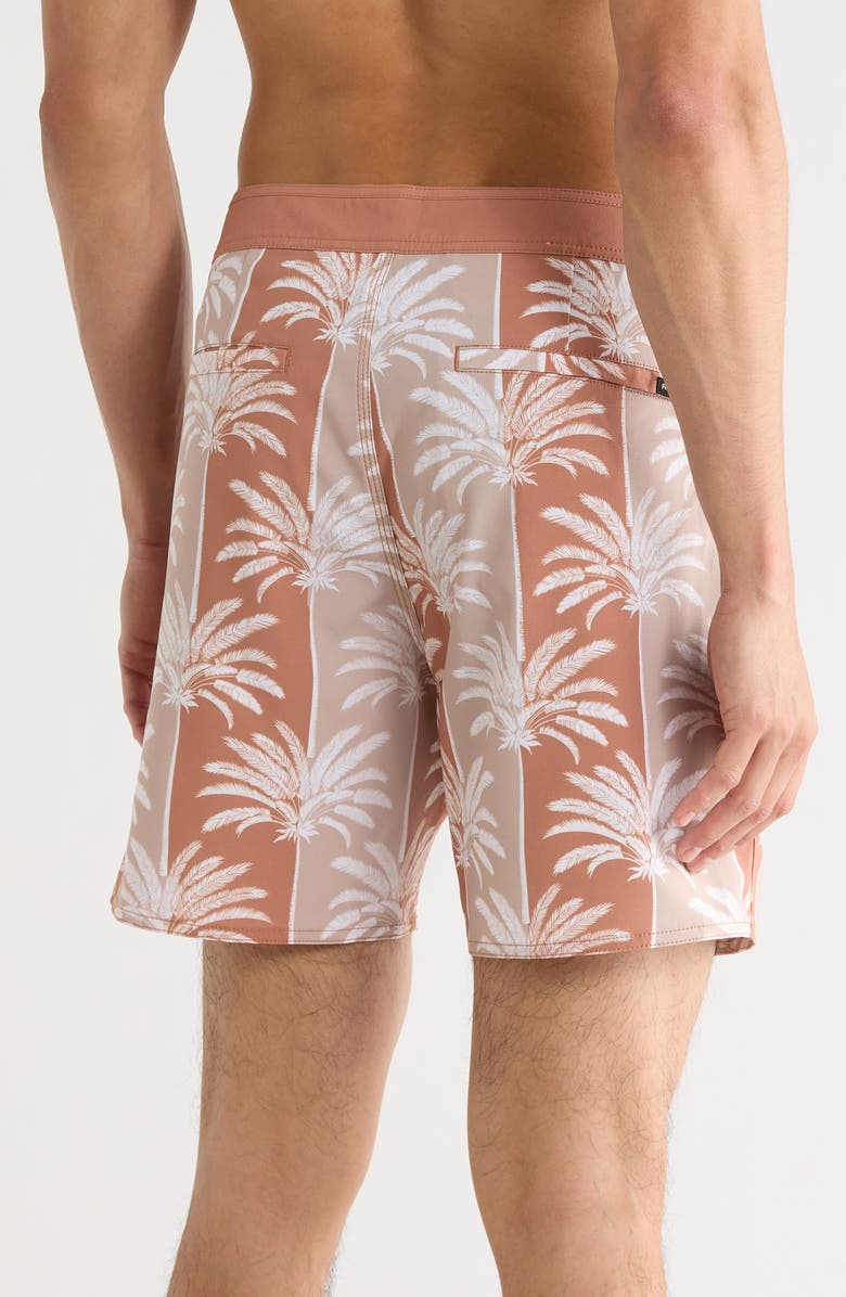 RVCA Down Right Swim Trunks, Alternate, color, Burnt Sienna