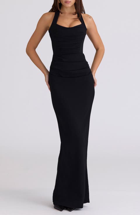 Sahar Halter Maxi Dress