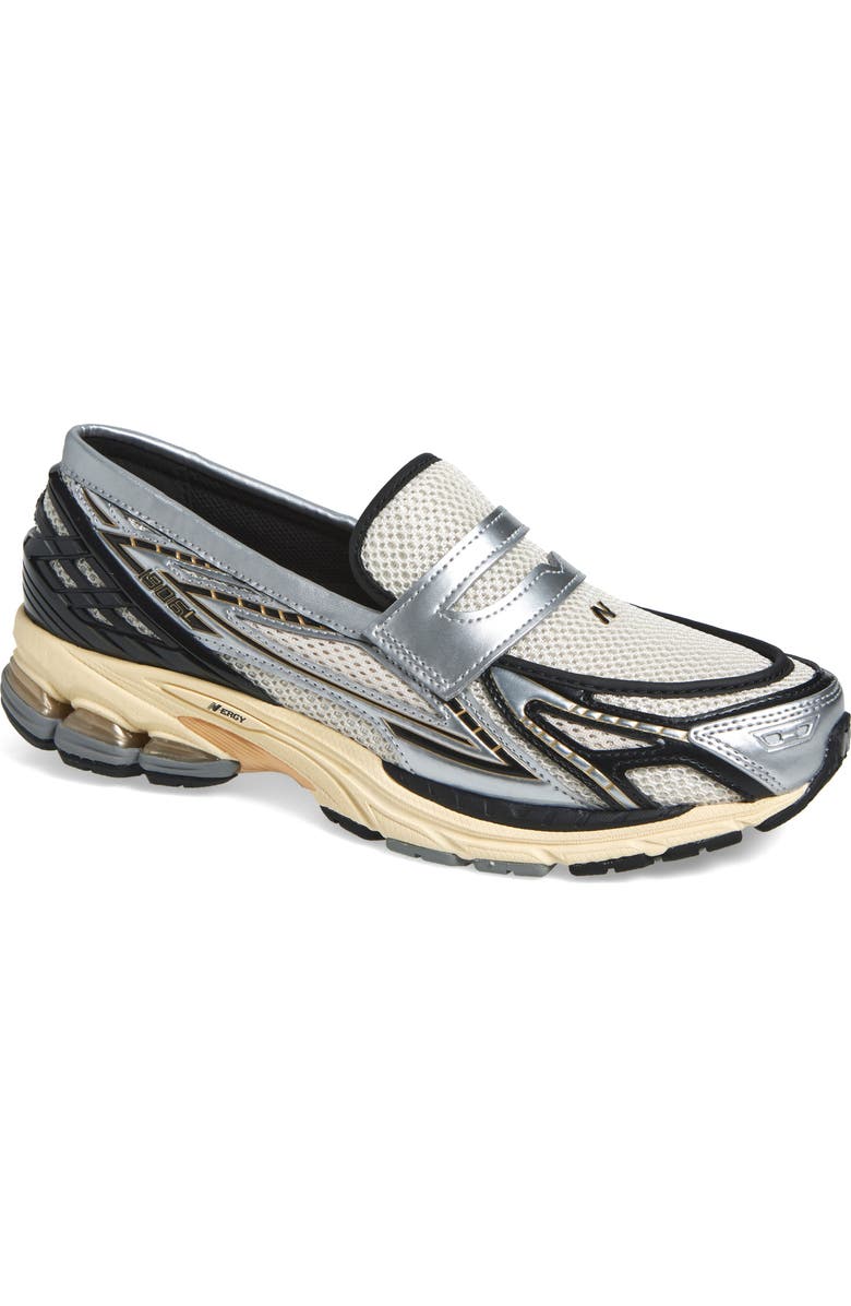 New Balance Gender Inclusive 1906L Loafer Sneaker, Main, color, Silver Metallic/ Black