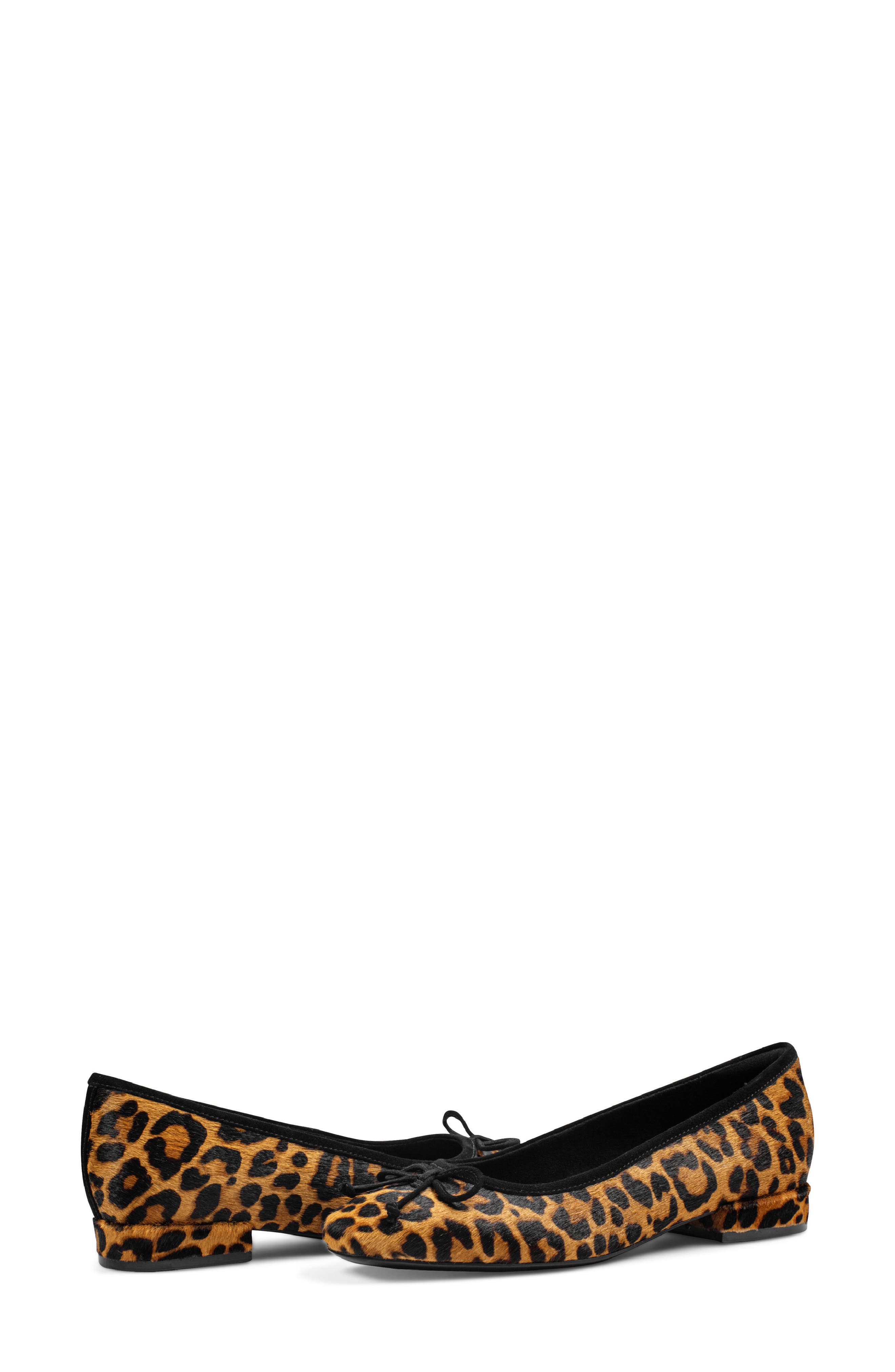 Rockport Sadiely Genuine Calf Hair Flat, Alternate, color, Dark Natural