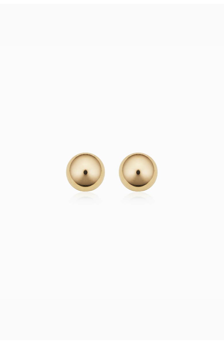 Oradina 14K Gold Have a Ball Petite Studs, Main, color, Yellow Gold
