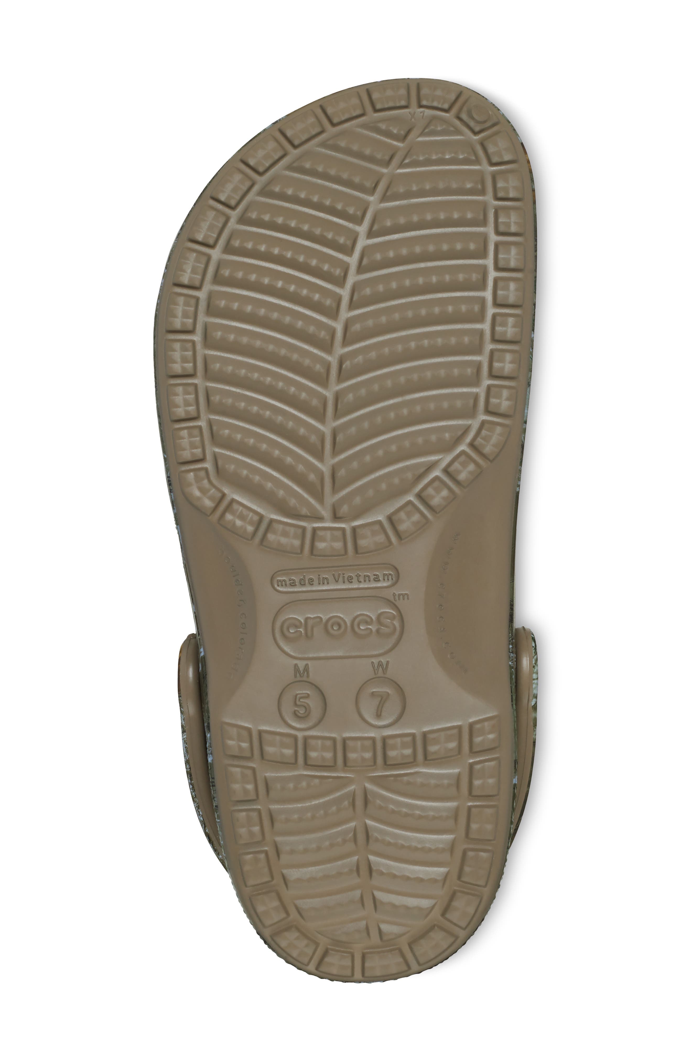 CROCS Gender Inclusive Realtree Edge Camo Baya Clog, Alternate, color, Dark Green Multi