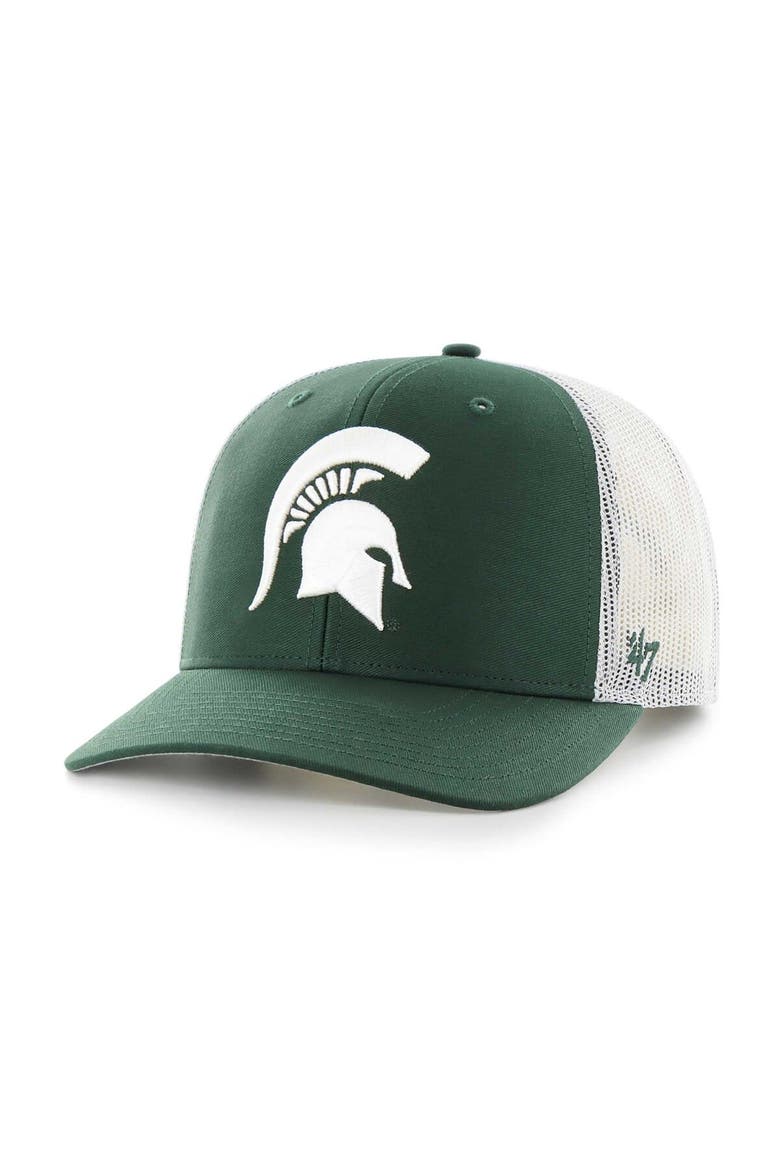 Men's '47 Green Michigan State Spartans Trucker Adjustable Hat, Main, color, Green