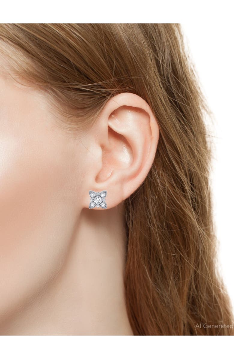 Bliss Diamond 1ct Lab Grown Grown Diamond Studs Womens Earring 14K Gold, Alternate, color,