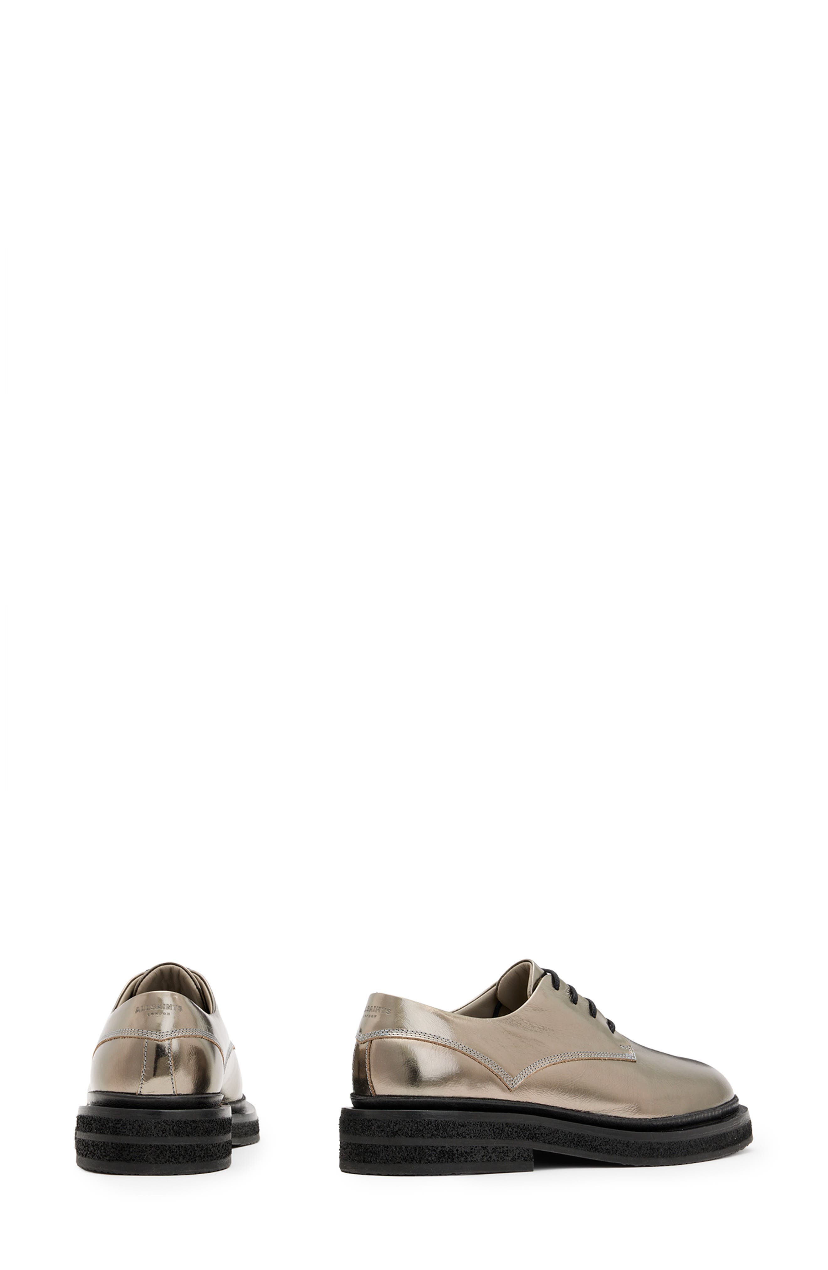 AllSaints Escher Plain Toe Derby, Alternate, color, 