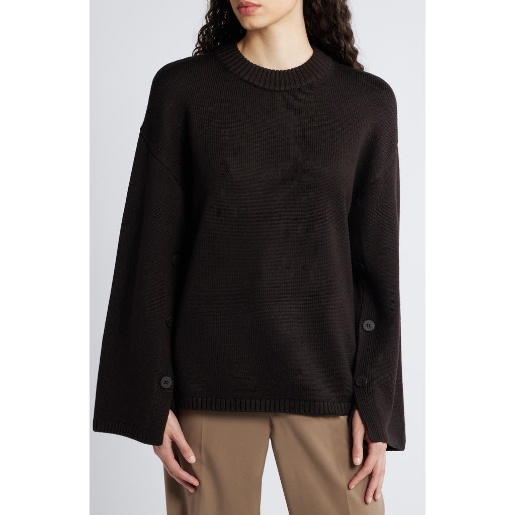 & OTHER STORIES & OTHER STORIES BUTTON SLEEVE WOOL SWEATER