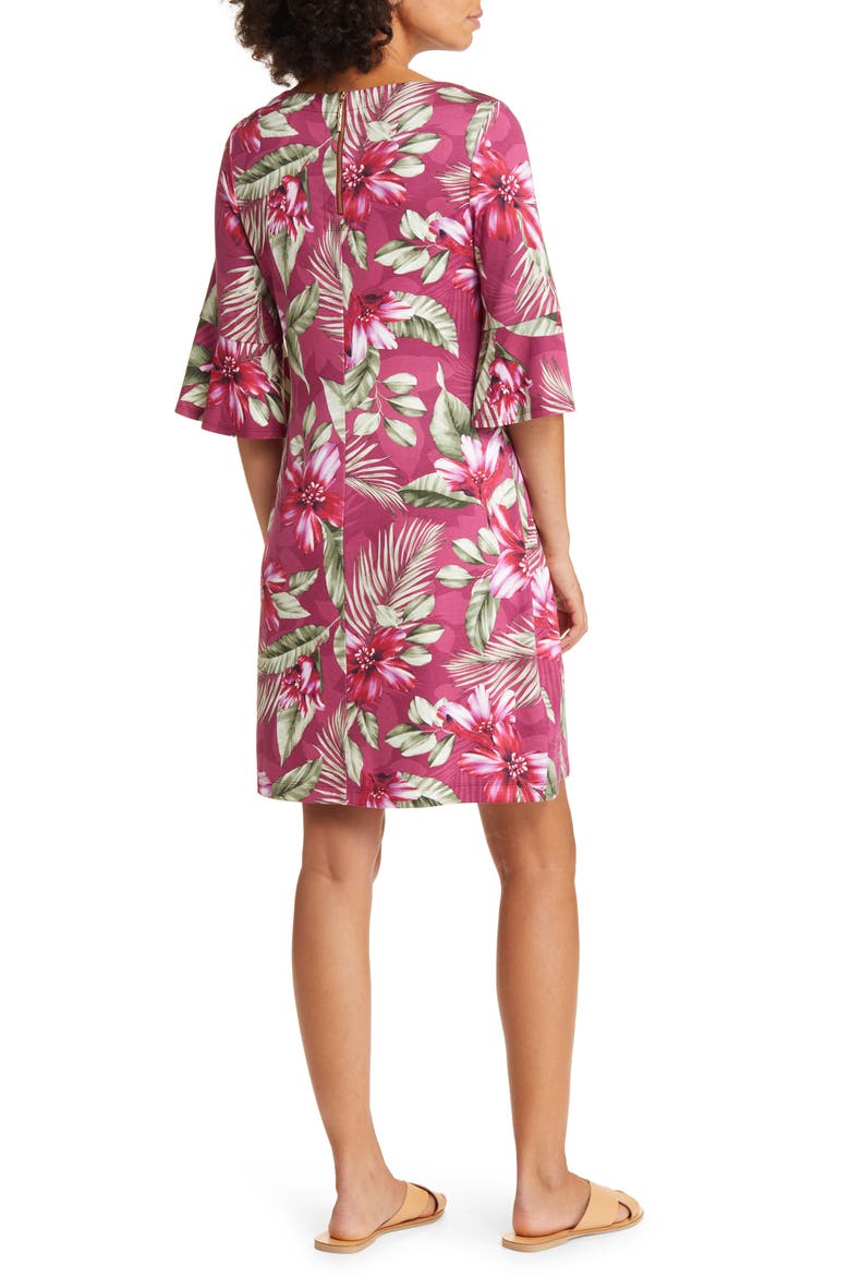 Darcy Coastal Petals Dress, Alternate, color, RHODODENDRON