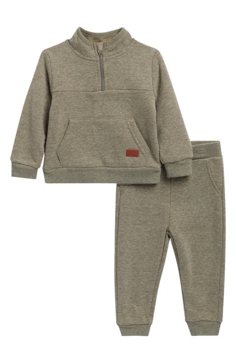 Colorblock Sweatshirt & Joggers Set