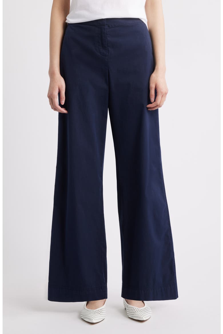 Tahilone Stretch Cotton Pants, Main, color, SKY CAPTAIN