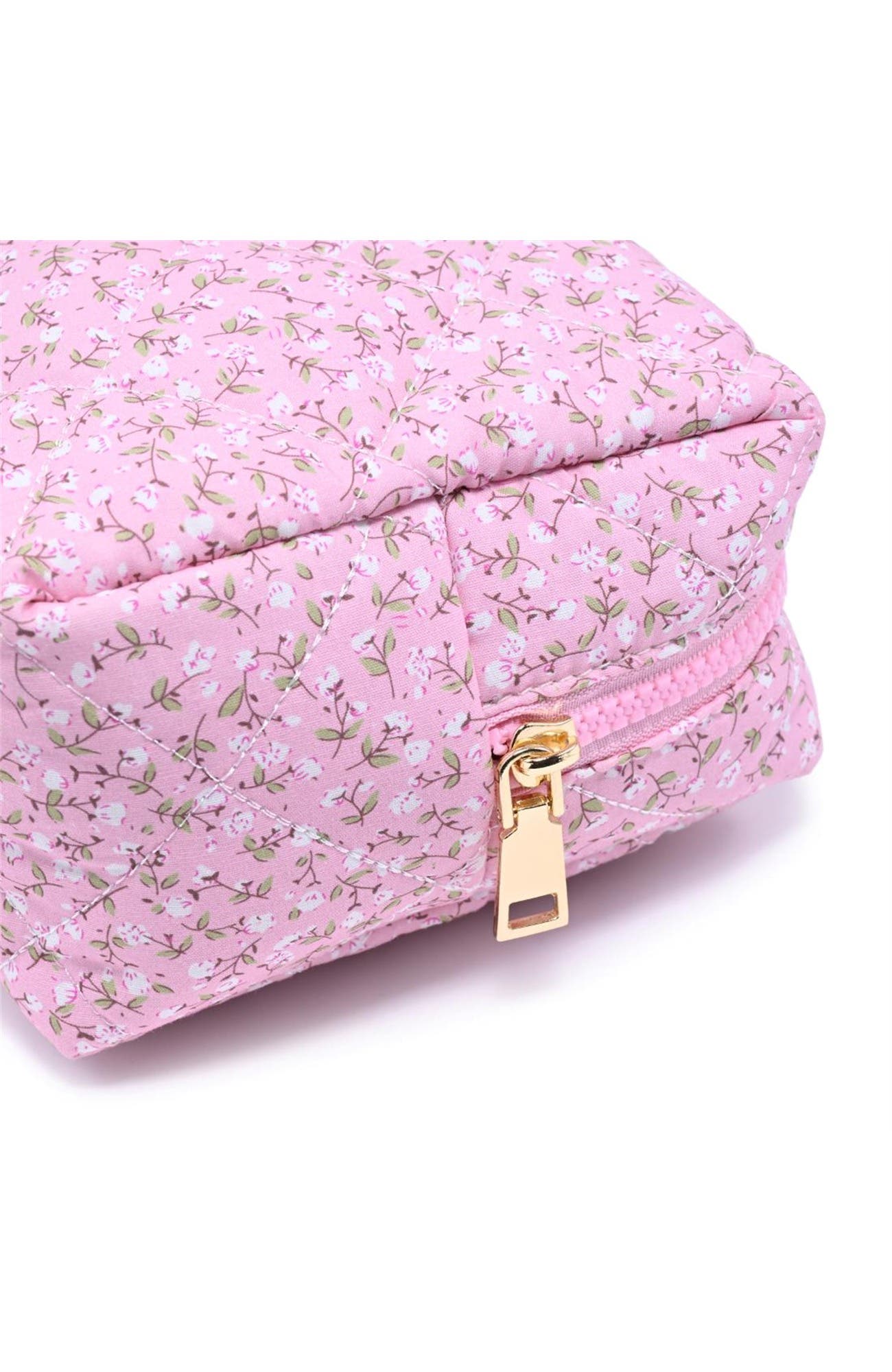 Garden Glow Cosmetic & Travel Organizer Pouch, Alternate, color, Dusty Rose Floral