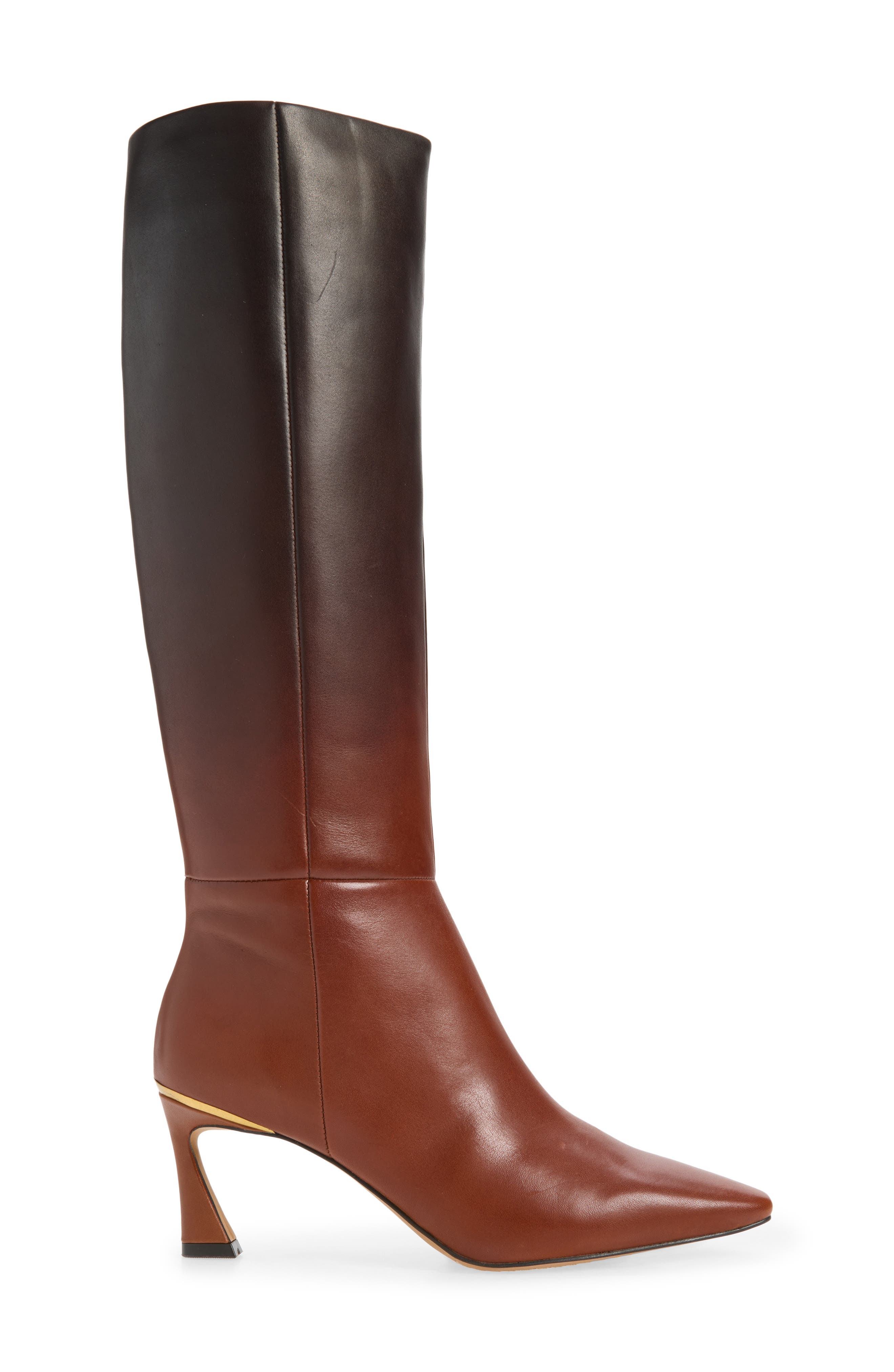 Sutton Ombré Tall Boot - Narrow Calf, Alternate, color, CHOCOLATE FA