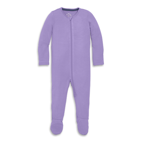 Baby Stretch Modal Zip Footie
