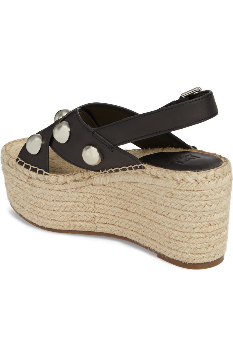 Marc Fisher LTD Rella Espadrille Platform Sandal, Alternate, color,