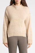 MAX STUDIO Tweedy Turtleneck Sweater