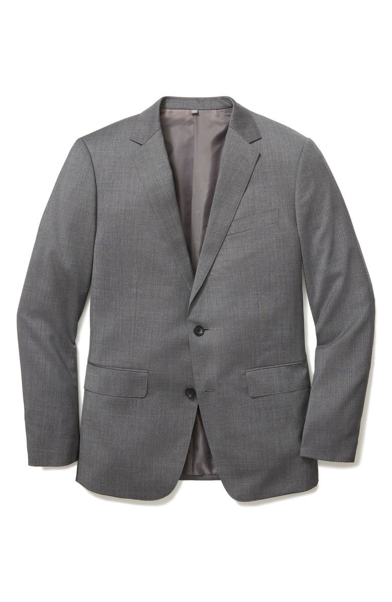 Bonobos Jetsetter Slim Fit Stretch Wool Suit Jacket, Alternate, color, Slim Grey