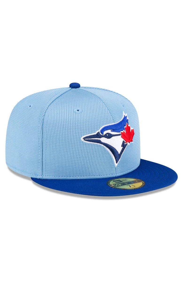 New Era Men's New Era  Light Blue Toronto Blue Jays 2024 Batting Practice 59FIFTY Fitted Hat, Alternate, color, 