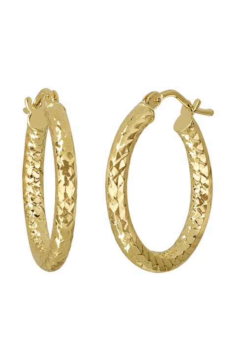 14K Gold Hoop Earrings
