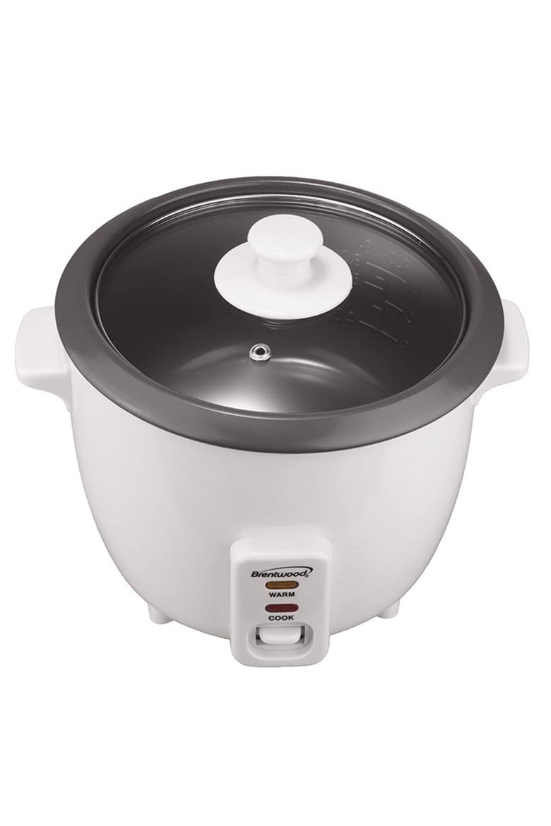 4 Cup Rice Cooker / Non-Stick with Steamer, Alternate, color, White