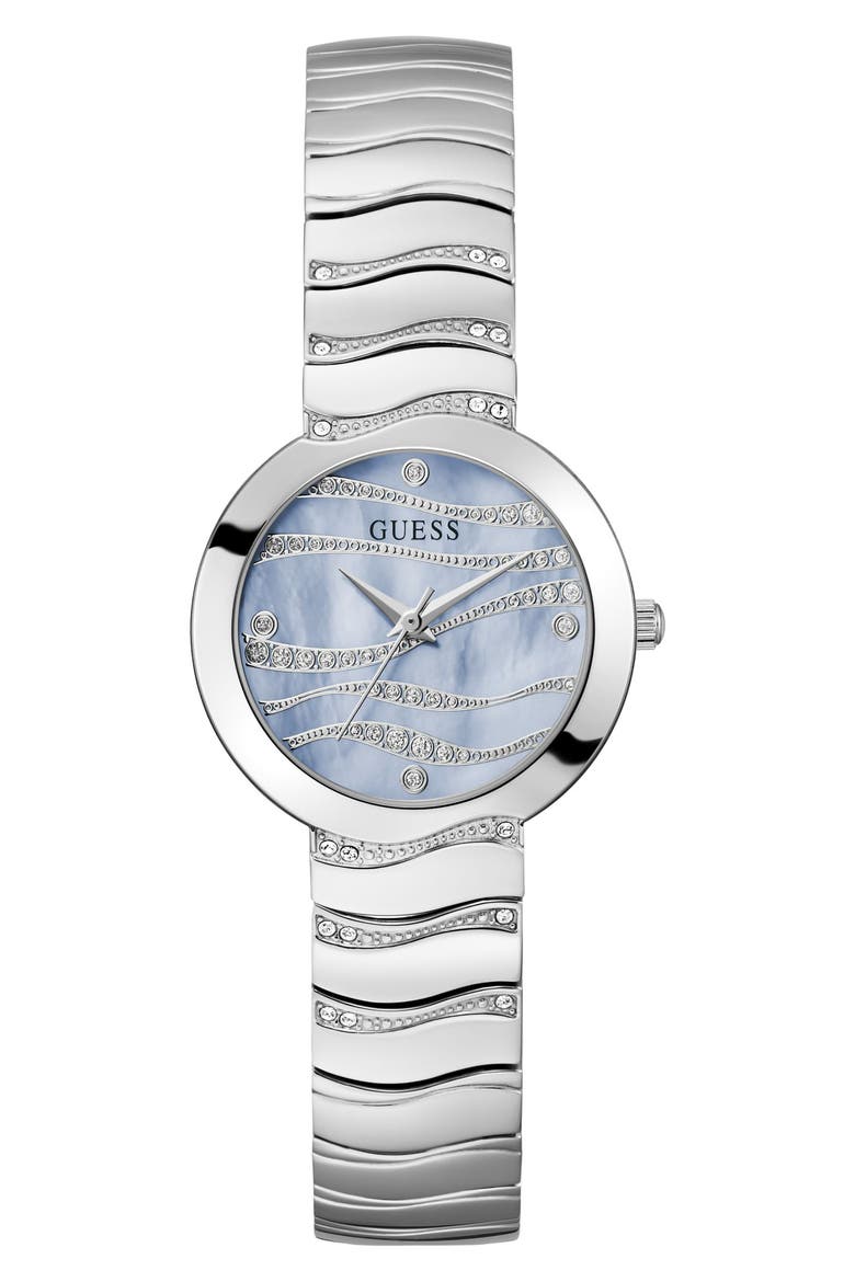 Laguna Bracelet Watch, 30mm, Main, color, SILVER