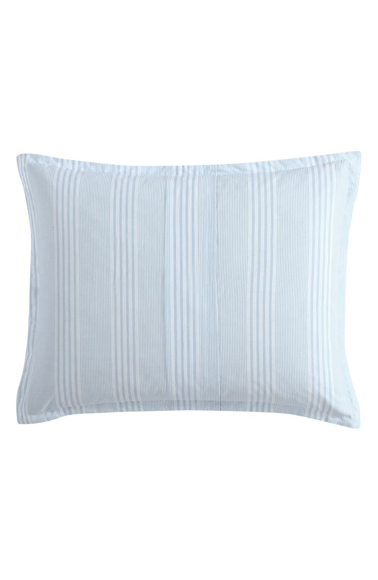 Laura Ashley Bedford Quilt & Sham Set, Alternate, color, Blue Cashmere/ White