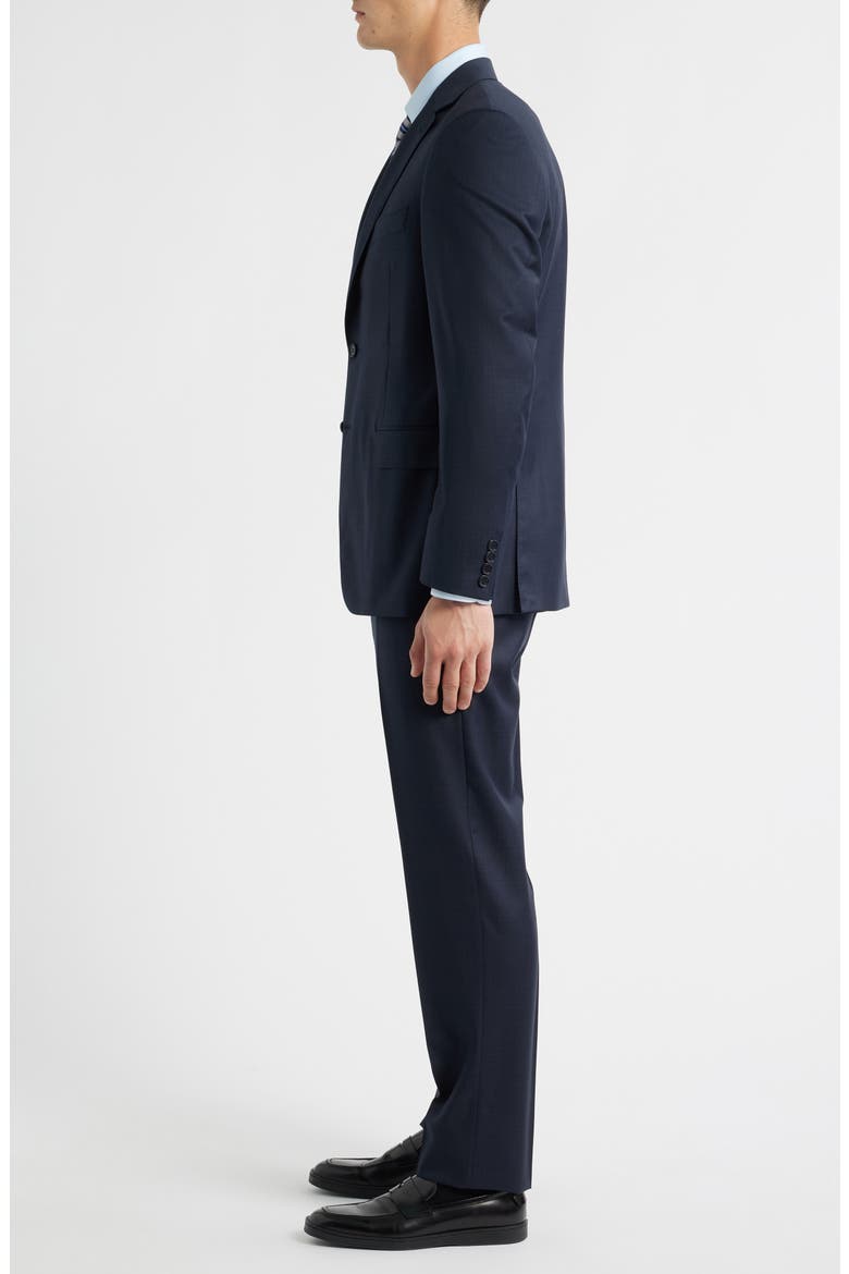 Siena Regular Fit Navy Super 130s Wool Suit, Alternate, color, NAVY