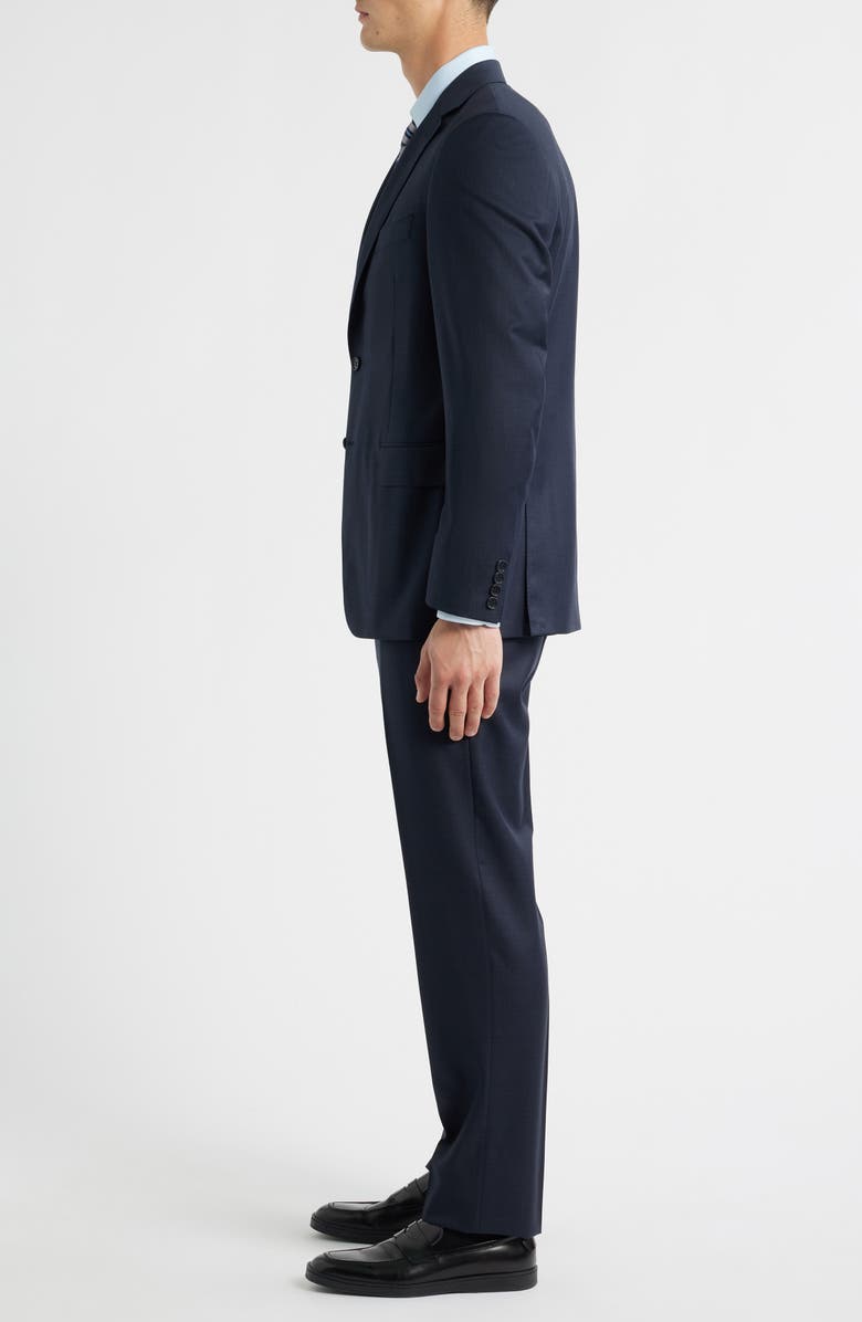 Canali Siena Regular Fit Navy Super 130s Wool Suit, Alternate, color, Navy