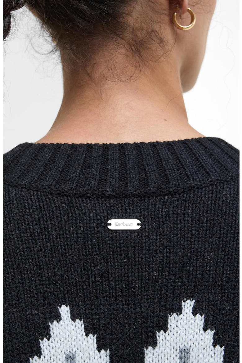 Cecelia Fair Isle Cotton & Wool Blend Crewneck Sweater, Alternate, color, MULTI