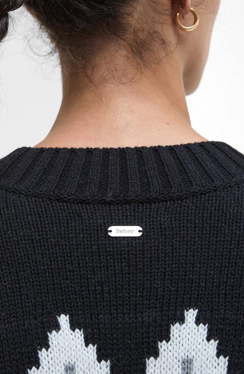Barbour Cecelia Fair Isle Cotton & Wool Blend Crewneck Sweater In Multi