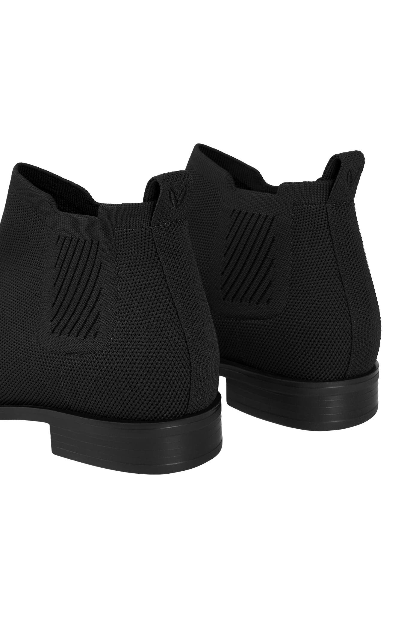 VIVAIA Square-Toe Water-Repellent Ankle Boots, Alternate, color, Black