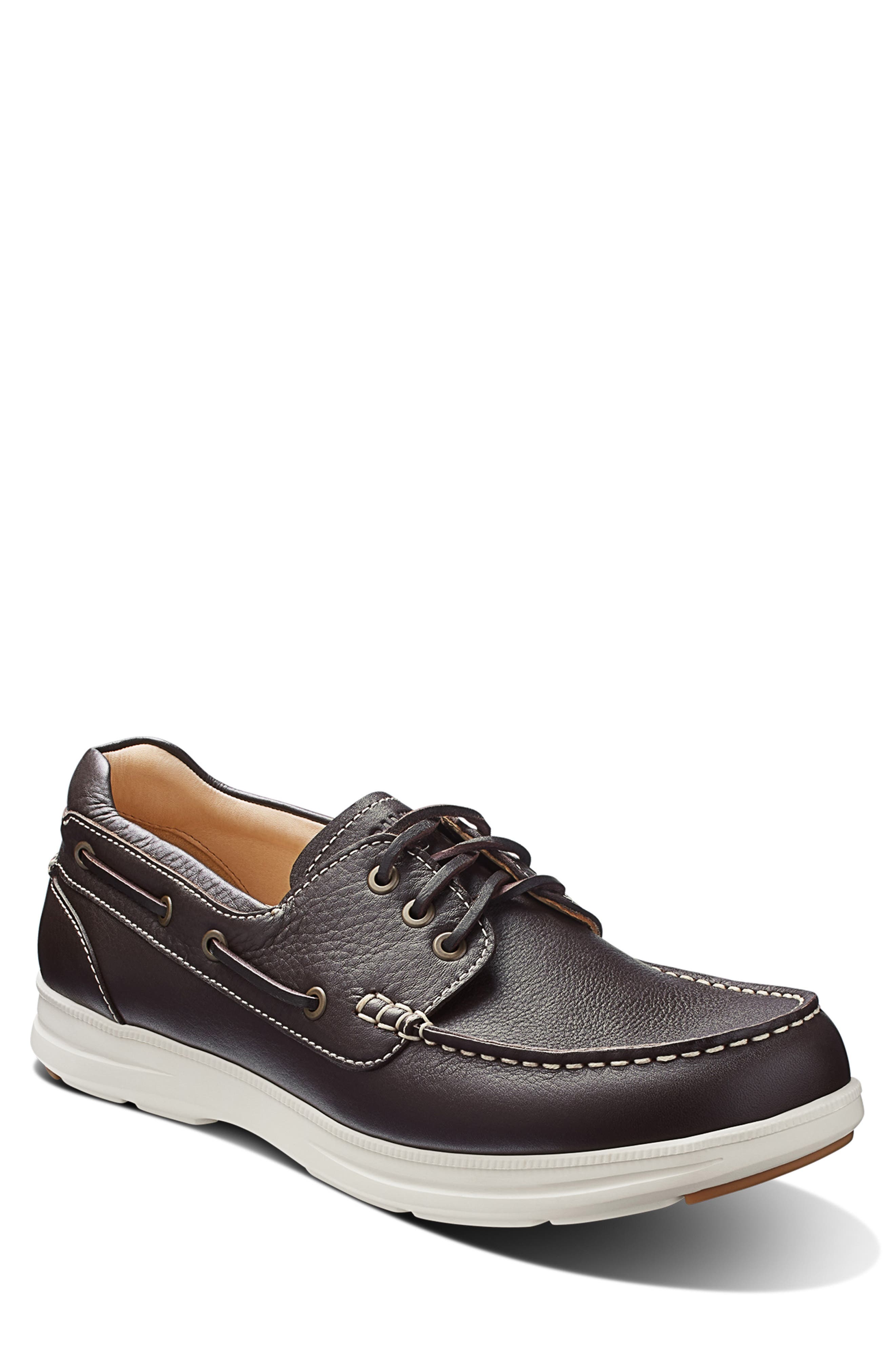 Samuel Hubbard New Endeavor Moc Toe Boat Shoe, Main, color, 