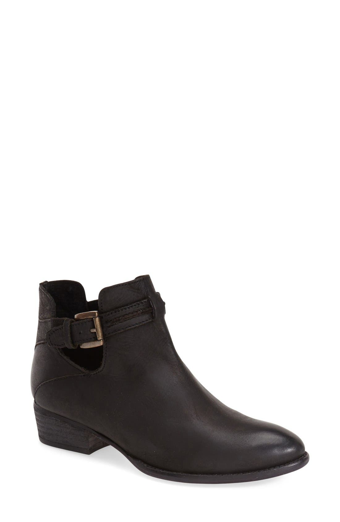 'Tourmaline' Bootie (Women), Main, color, BLACK